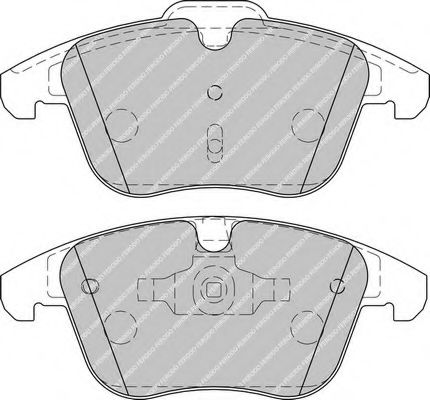 Комплект тормозных колодок, дисковый тормоз FERODO FDB1897