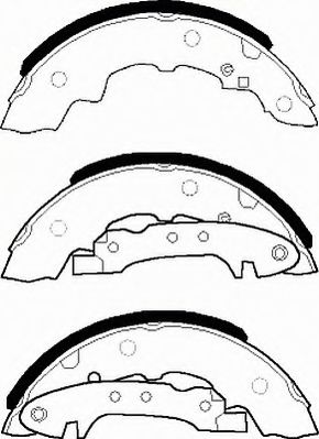 Комплект тормозных колодок FERODO FSB55