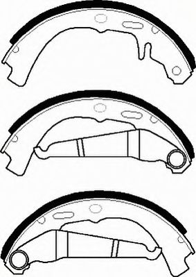 Комплект тормозных колодок FERODO FSB69