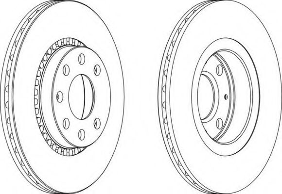 Тормозной диск FERODO DDF328