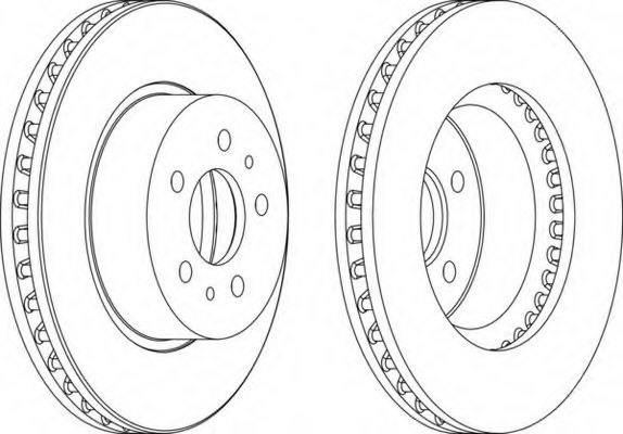 Тормозной диск FERODO DDF570