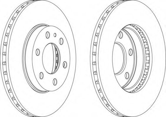 Тормозной диск FERODO FCR314A