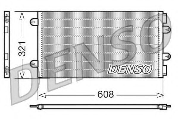 Конденсатор, кондиционер DENSO DCN09104