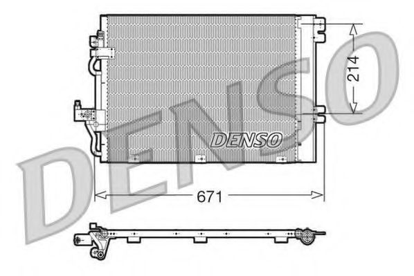 Конденсатор, кондиционер DENSO DCN20009