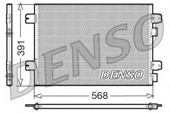 Конденсатор, кондиционер DENSO DCN23011