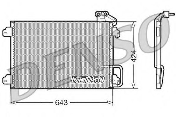 Конденсатор, кондиционер DENSO DCN23013