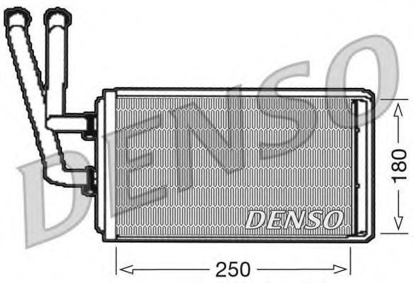 Теплообменник, отопление салона DENSO DRR09100