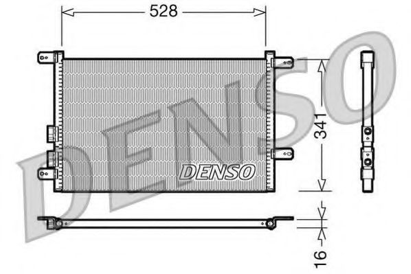 Конденсатор, кондиционер DENSO DCN01003