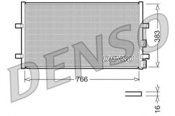 Конденсатор, кондиционер DENSO DCN10009