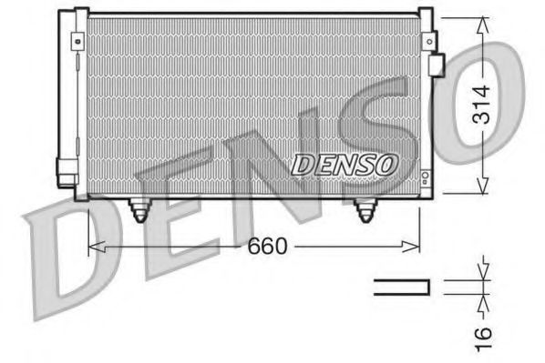 Конденсатор, кондиционер DENSO DCN36003