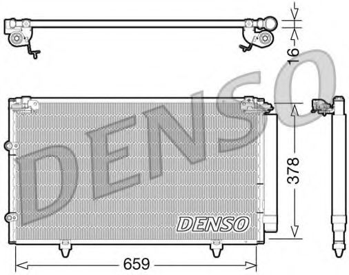Конденсатор, кондиционер DENSO DCN51003