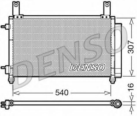 Конденсатор, кондиционер DENSO DCN15004