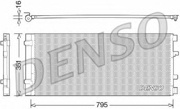 Конденсатор, кондиционер DENSO DCN23037