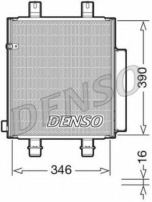 Конденсатор, кондиционер DENSO DCN35004