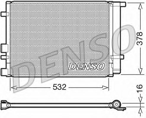 Конденсатор, кондиционер DENSO DCN41005