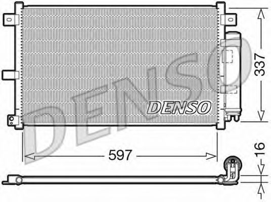 Конденсатор, кондиционер DENSO DCN44001