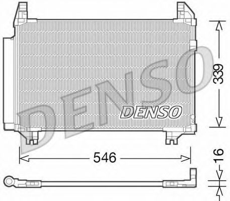 Конденсатор, кондиционер DENSO DCN50039