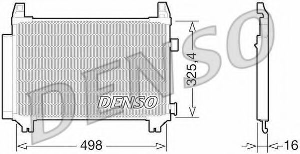 Конденсатор, кондиционер DENSO DCN50029