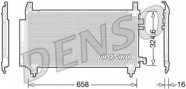 Конденсатор, кондиционер DENSO DCN50046