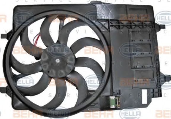 Вентилятор, охлаждение двигателя BEHR HELLA SERVICE 8EW351000301
