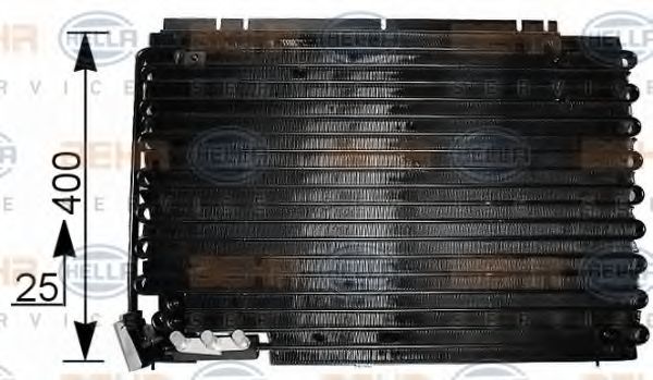 Конденсатор, кондиционер BEHR HELLA SERVICE 8FC 351 036-771