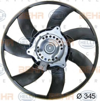 Вентилятор, охлаждение двигателя BEHR HELLA SERVICE 8EW351041661