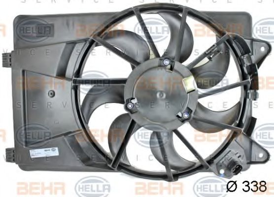 Вентилятор, охлаждение двигателя BEHR HELLA SERVICE 8EW 351 042-561