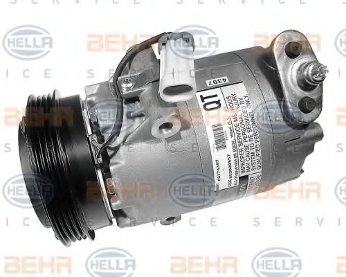 Компрессор, кондиционер BEHR HELLA SERVICE 8FK 351 134-101