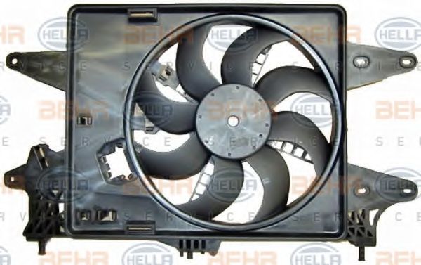 Вентилятор, охлаждение двигателя BEHR HELLA SERVICE 8EW351149191