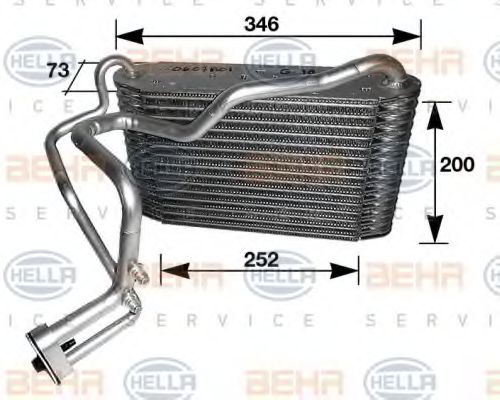 Испаритель, кондиционер BEHR HELLA SERVICE 8FV 351 210-191