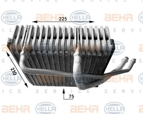 Испаритель, кондиционер BEHR HELLA SERVICE 8FV 351 210-771