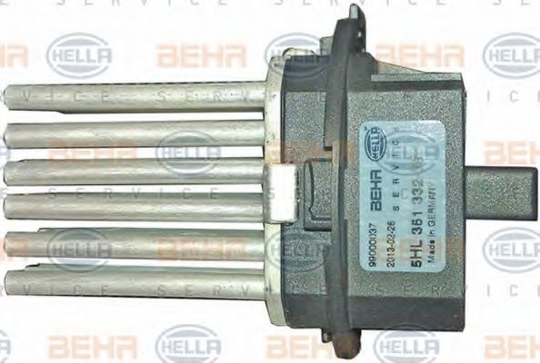 Регулятор, вентилятор салона BEHR HELLA SERVICE 5HL 351 332-381