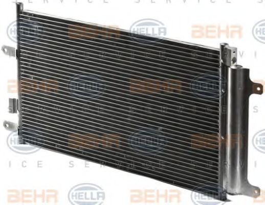 Конденсатор, кондиционер BEHR HELLA SERVICE 8FC351343491
