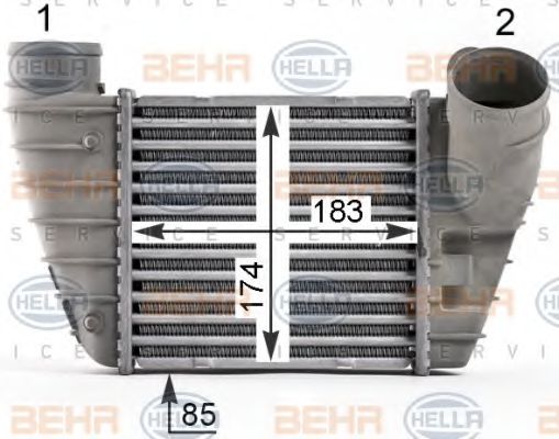 Интеркулер BEHR HELLA SERVICE 8ML 376 700-051