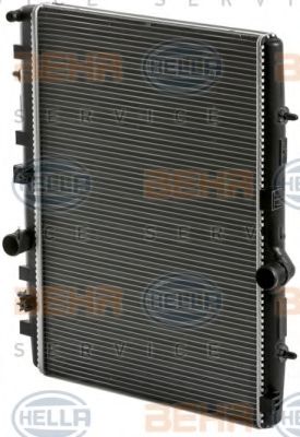 Радиатор, охлаждение двигателя BEHR HELLA SERVICE 8MK376700231