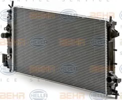 Радиатор, охлаждение двигателя BEHR HELLA SERVICE 8MK376700274