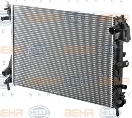 Радиатор, охлаждение двигателя BEHR HELLA SERVICE 8MK376700341
