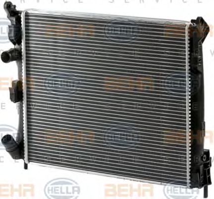 Радиатор, охлаждение двигателя BEHR HELLA SERVICE 8MK376700384