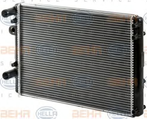 Радиатор, охлаждение двигателя BEHR HELLA SERVICE 8MK376700471
