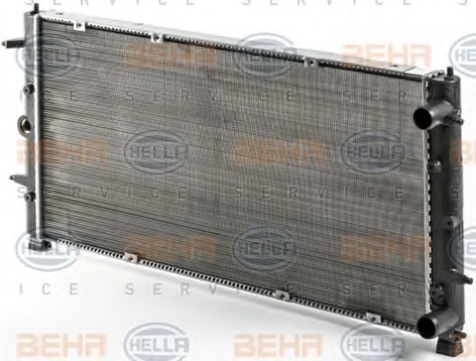 Радиатор, охлаждение двигателя BEHR HELLA SERVICE 8MK376700481