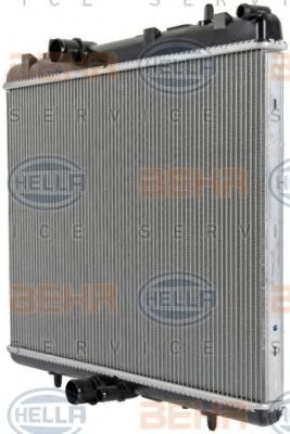 Радиатор, охлаждение двигателя BEHR HELLA SERVICE 8MK376700534