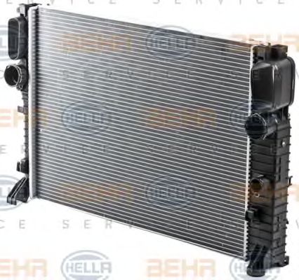 Радиатор, охлаждение двигателя BEHR HELLA SERVICE 8MK376700594