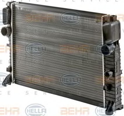 Радиатор, охлаждение двигателя BEHR HELLA SERVICE 8MK376700601