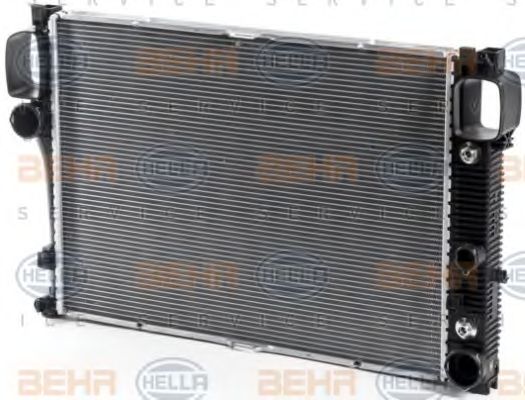 Радиатор, охлаждение двигателя BEHR HELLA SERVICE 8MK376700611