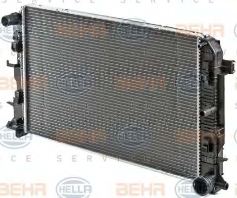 Радиатор, охлаждение двигателя BEHR HELLA SERVICE 8MK376701001
