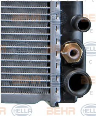 Радиатор, охлаждение двигателя BEHR HELLA SERVICE 8MK376711101