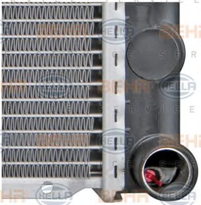 Радиатор, охлаждение двигателя BEHR HELLA SERVICE 8MK376712311