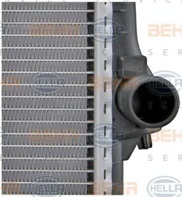 Радиатор, охлаждение двигателя BEHR HELLA SERVICE 8MK376712371