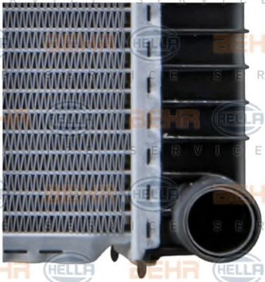Радиатор, охлаждение двигателя BEHR HELLA SERVICE 8MK376712641