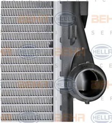 Радиатор, охлаждение двигателя BEHR HELLA SERVICE 8MK376716241